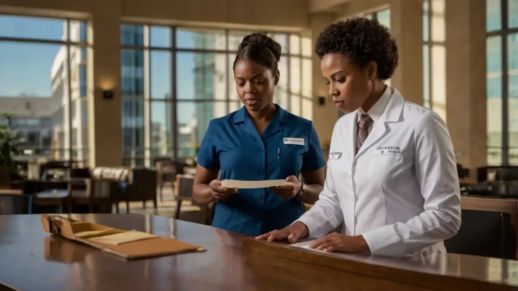 Hôtesses réorganisant rapidement une salle d’événement FEELING'S FINANCES