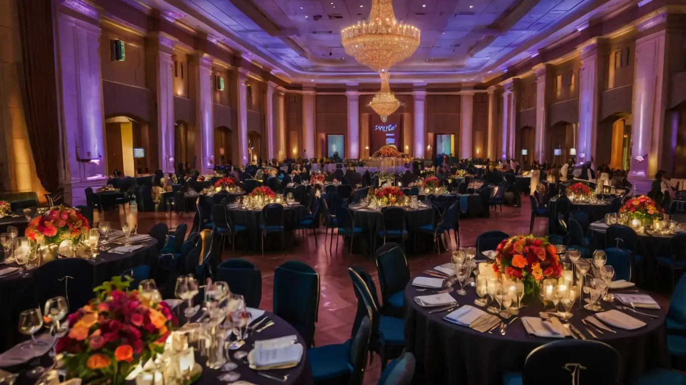 salle de conférence élégamment décorée FEELING'S FINANCES